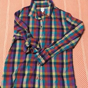 Long sleeve plaid shirt